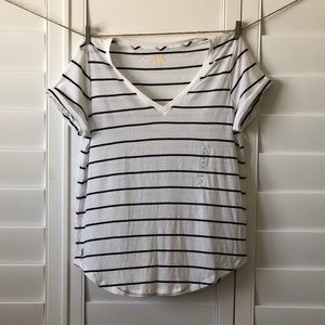 NWOT Polo striped tee in L